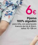 Oferta de Pijama por 6€ en Pepco