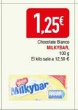 Oferta de Chocolate blanco milkybar en minymas