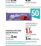 Oferta de Chocolate con leche alain en El Corte Inglés