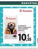 Oferta de O  ✪ Katakan  ✪ Katakán  ALIMENTO SECO COMPLETO PARA PERRO ADULTO. Buey, 10 kg.  €  10.5  (1,06 €/kg)  Aftte  en El Corte Inglés