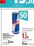 Oferta de Bebida energética  en El Corte Inglés