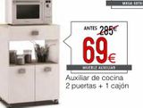 Oferta de Armario auxiliar de  cocina 2 puertas + 1 cajón  por 69€ en ATRAPAmuebles