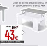 Oferta de Mesa de centro elevable  por 43€ en ATRAPAmuebles