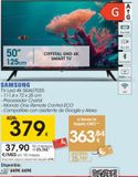 Oferta de SAMSUNG TV Led 4K 50AU7025  por 379€ en Eroski