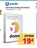 Oferta de Antivirus Panda por 19€ en Dynos Informática
