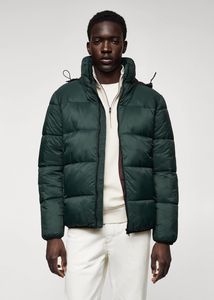 Oferta de Anorak Water-Repellent capucha por 45,99€ en MANGO Man