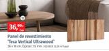 Oferta de Panel de revestimiento Ultrawood Teca Vertical por 36,99€ en BAUHAUS