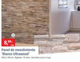 Oferta de Panel de revestimiento Ultrawood Blanco por 8,99€ en BAUHAUS