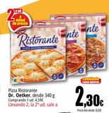 Oferta de Pizza Ristorante Dr. Oetker, desde 340 g por 4,59€ en Unide Supermercados