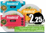 Oferta de Ensalada bol california 192 g, César 210 g o atún 257 g Freshkia por 2,25€ en Unide Supermercados