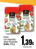 Oferta de Pasta con vegetales ideal ensaladas Gallo, 450 g por 1,39€ en Unide Supermercados