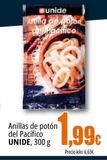 Oferta de Anillas de potón del Pacífico UNIDE, 300 g por 1,99€ en Unide Supermercados