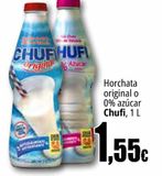 Oferta de Horchata original o 0% azúcar Chufi, 1 L por 1,55€ en Unide Supermercados