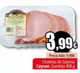 Oferta de Chuletas de Sajonia Caysan, bandeja 400 g por 3,99€ en Unide Supermercados