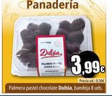 Oferta de Palmera pastel chocolate Dulsia, bandeja 8 uds. por 3,99€ en Unide Supermercados