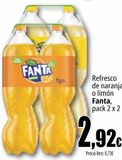 Oferta de Refresco de naranja o limón Fanta  por 2,92€ en Unide Market