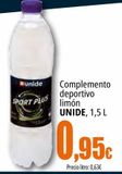 Oferta de Complemento deportivo limón UNIDE por 0,95€ en Unide Market