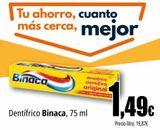 Oferta de Dentífrico Binaca por 1,49€ en Unide Market