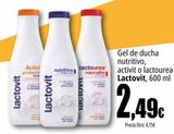 Oferta de Gel de ducha nutritivo, activit o lactourea Lactovit por 2,49€ en Unide Market