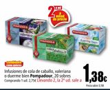 Oferta de Infusiones de cola de caballo, valeriana o duerme bien Pompadour  por 2,75€ en Unide Market