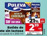 Oferta de Batido sin lactosa Puleva por 3,05€ en Dia Market