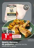 Oferta de Cuartos de pollo Dia por 1,91€ en Dia Market