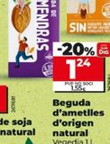 Oferta de Bebida de almendras por 1,55€ en Dia Market