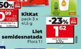 Oferta de Leche semidesnatada Flora por 2,12€ en Dia Market