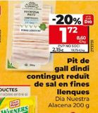 Oferta de Pechuga de pavo Dia por 2,15€ en Dia Market