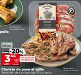 Oferta de Chuletas de pavo Dia por 3,44€ en Maxi Dia