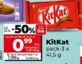 Oferta de Chocolatinas Kit Kat por 1,99€ en DIA & GO