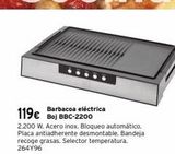Oferta de Barbacoa electrica  por 119€ en Cadena88