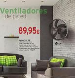 Oferta de Ventilador de pared Habitex por 89,95€ en Cadena88