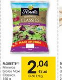 Oferta de FLORETTE Primeros brotes Maxi  Classics 150 g por 2,04€ en Eroski