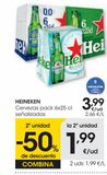 Oferta de HEINEKEN SILVER Cerveza 6x0,25l por 3,99€ en Eroski