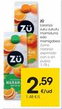 Oferta de ZÜ Zumo de naranja exprimida con pulpa 1,75 L por 2,59€ en Eroski