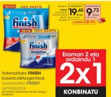 Oferta de FINISH Lavavajillas Maquina ten1 35+13 48do por 19,45€ en Eroski
