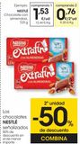 Oferta de NESTLÉ Chocolate con almendras 123 g por 1,53€ en Eroski