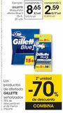 Oferta de GILLETTE Maquinilla afeitar Blue II 15+5 20 Uds por 8,65€ en Eroski
