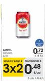 Oferta de AMSTEL Cerveza 330 ml por 0,72€ en Eroski