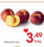 Oferta de  Melocotón rojo al peso por 3,49€ en Eroski