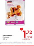 Oferta de EROSKI BASIC Croissant 400 g por 1,72€ en Eroski