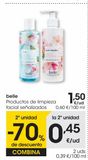Oferta de BELLE Leche limpiadora apta para piel sensible 250 ml por 1,5€ en Eroski