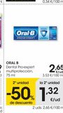 Oferta de ORAL B Dental Pro-expert multiprotección 75 ml por 2,65€ en Eroski