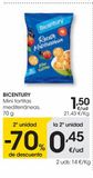 Oferta de BICENTURY Mini tortitas mediterráneas 70 g por 1,5€ en Eroski