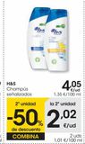 Oferta de H&S Champu citrus 300 ml por 4,05€ en Eroski