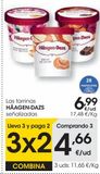 Oferta de HAAGEN DAZS Helado de vainilla con nueces 400 g por 6,99€ en Eroski