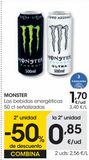 Oferta de MONSTER Bebida energética Ultra White 0,5 L por 1,7€ en Eroski