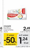 Oferta de COLGATE Dentífrico original Total 75 ml por 2,49€ en Eroski