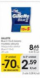 Oferta de GILLETTE Maquinilla afeitar Blue II 15+5 20 Uds por 8,65€ en Eroski